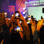 cell phones at concert