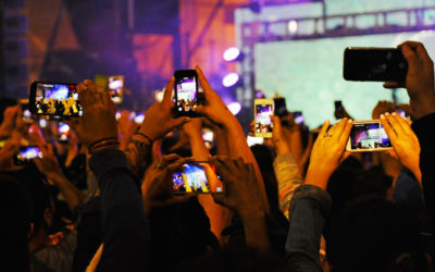 cell phones at concert